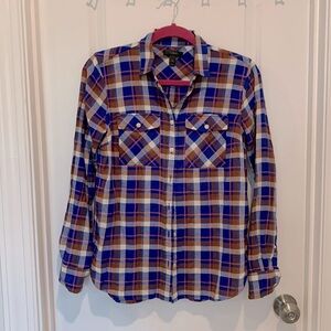 J Crew plaid button down